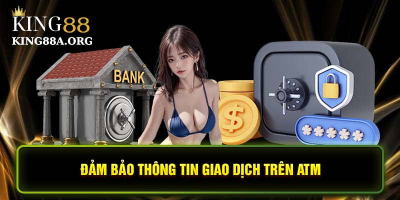 Thông tin tài khoản ngân hàng đều được mã hoá 