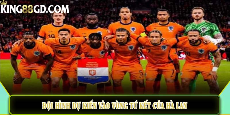 Đội hình dự kiến vào vòng tứ kết của Hà Lan